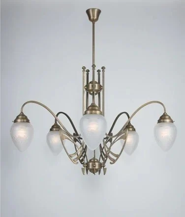 Подвесная люстра Berliner Messinglampen D266-123crB