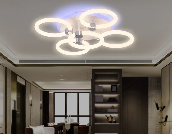 Светодиодный потолочный светильник с подсветкой Ambrella light FA3841