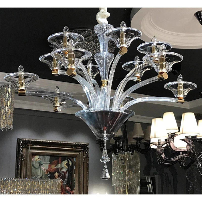 Подвесная люстра L'Arte Luce Luxury Emerzio L58216.28 с элементами из хрусталя