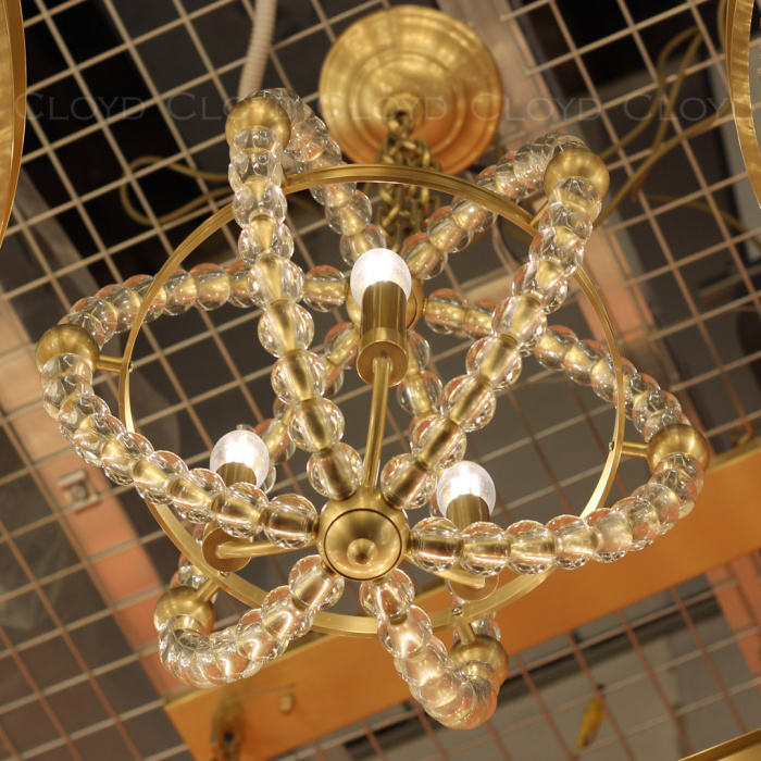 Люстра Cloyd PARNAS C3 / Ø54 см - латунь (арт.10851)