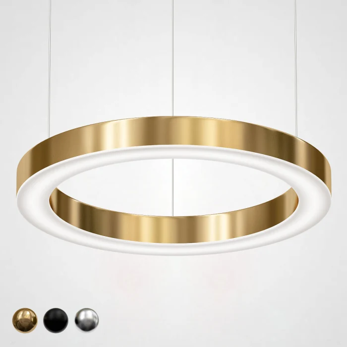 Люстра Light Ring Horizontal D60 Золото ImperiumLoft
