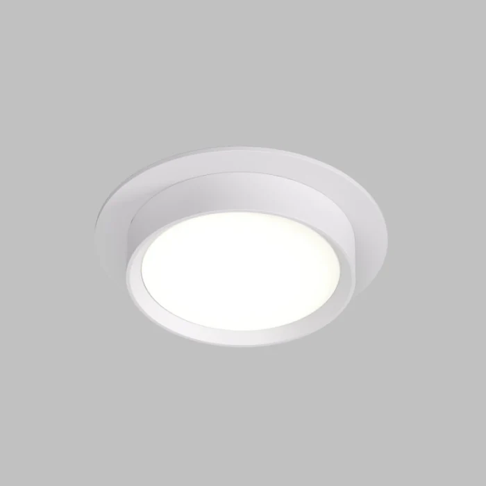 Точечный встраиваемый светильник FLAT DK2090-WH