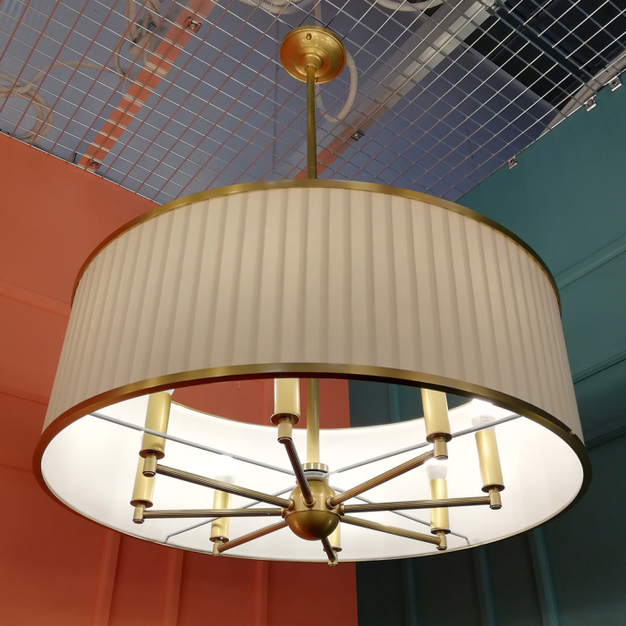 Люстра Cloyd KLINE C8 / Ø77 см - латунь (арт.10173)