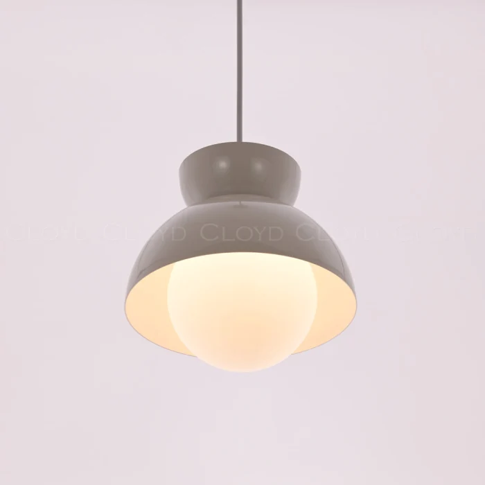 Подвесной светильник Cloyd ERMA-A P1 / Ø20 см - серый (арт.11338)