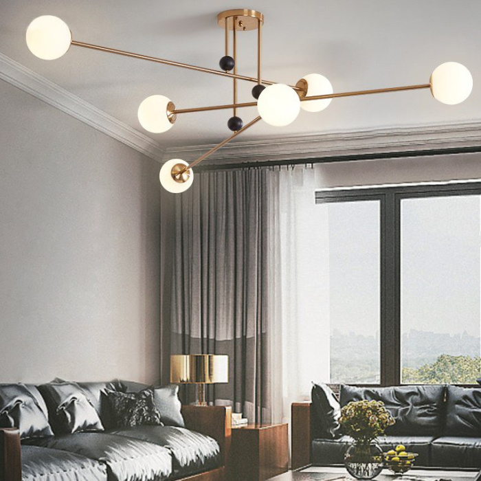 Потолочная люстра JESI Gold ImperiumLoft