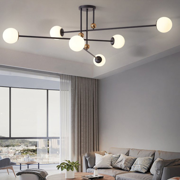 Потолочная люстра JESI Gold ImperiumLoft