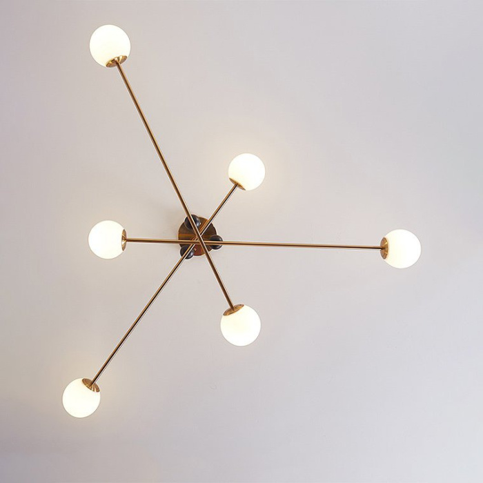 Потолочная люстра JESI Gold ImperiumLoft