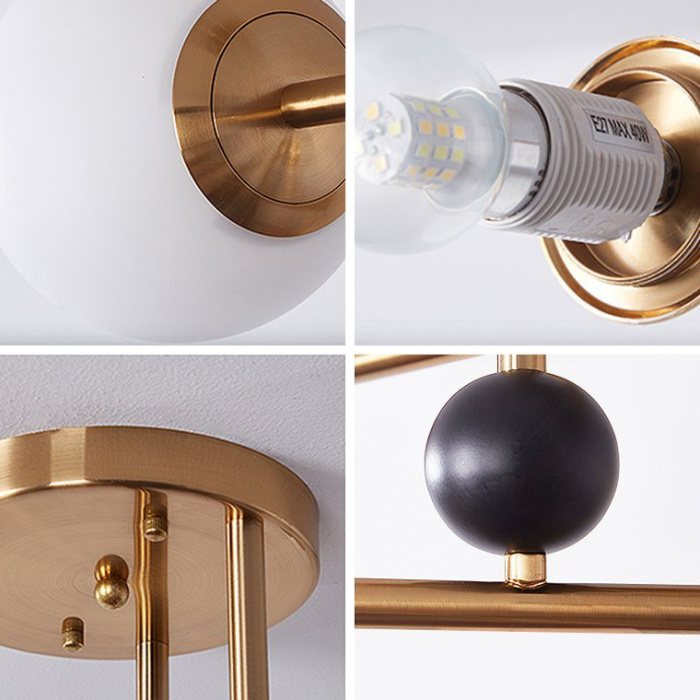 Потолочная люстра JESI Gold ImperiumLoft