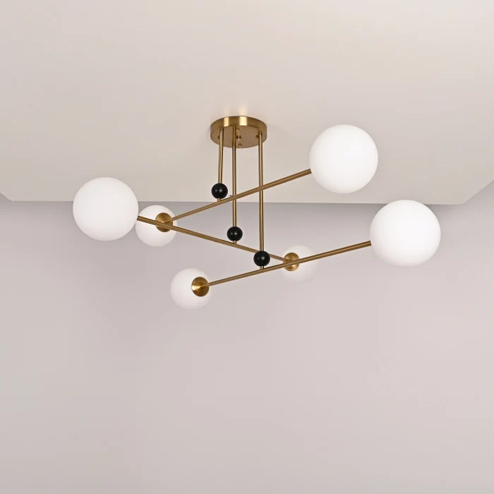 Потолочная люстра JESI Gold ImperiumLoft