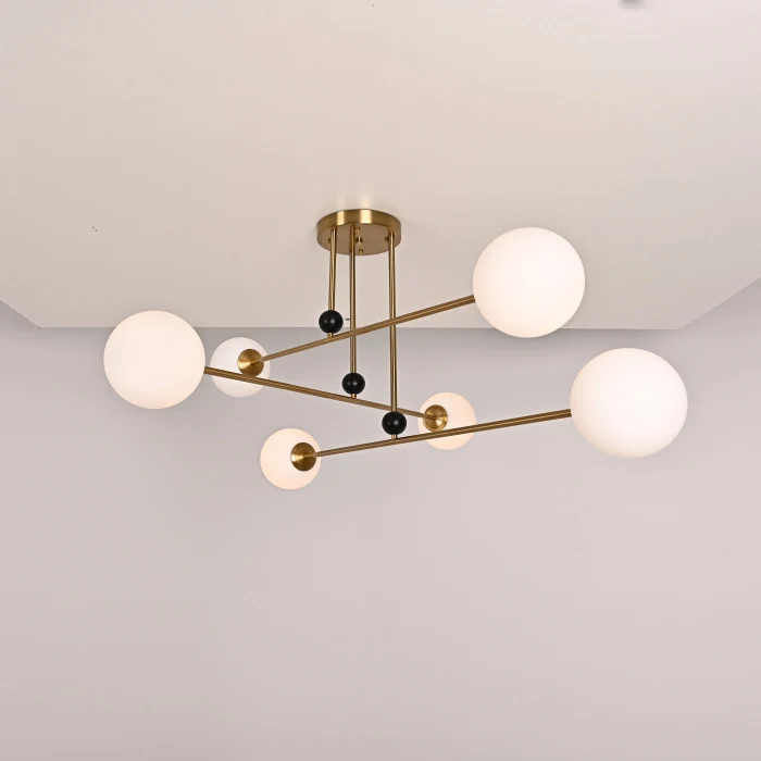 Потолочная люстра JESI Gold ImperiumLoft