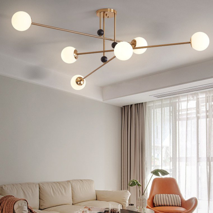 Потолочная люстра JESI Gold ImperiumLoft