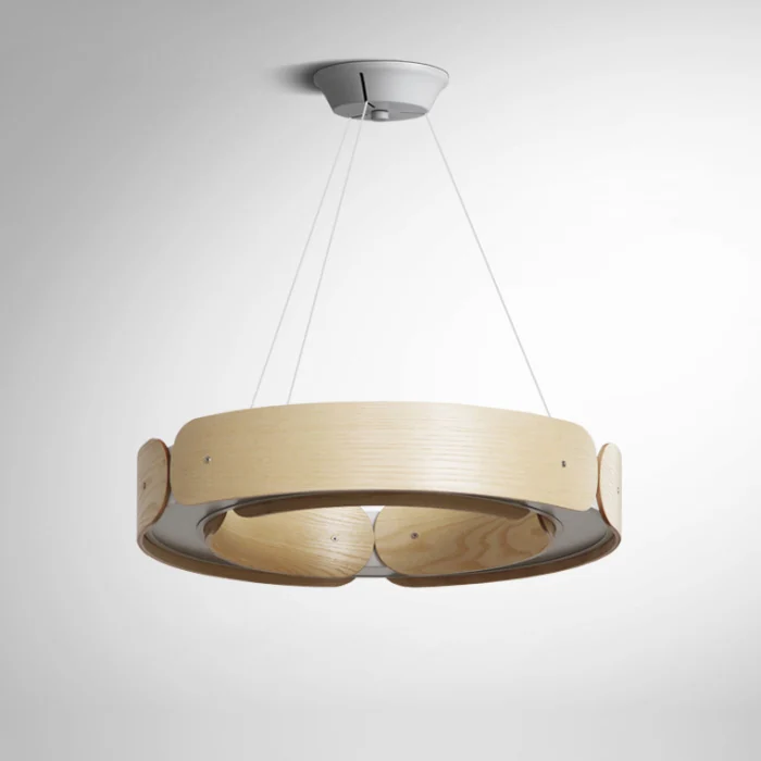 Подвесной кольцевой светильник RANGE 1 D55 Light wood ImperiumLoft