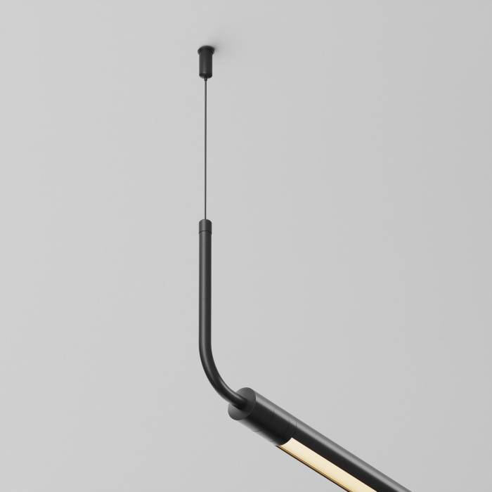 Заглушка для подвесного монтажа системы Shelf без ввода питания с тросом Maytoni CA024PL-B