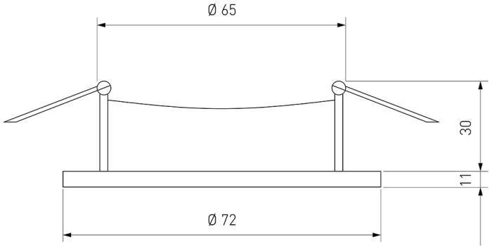 Встраиваемый светильник Elektrostandard 111 mr16 4690389168680