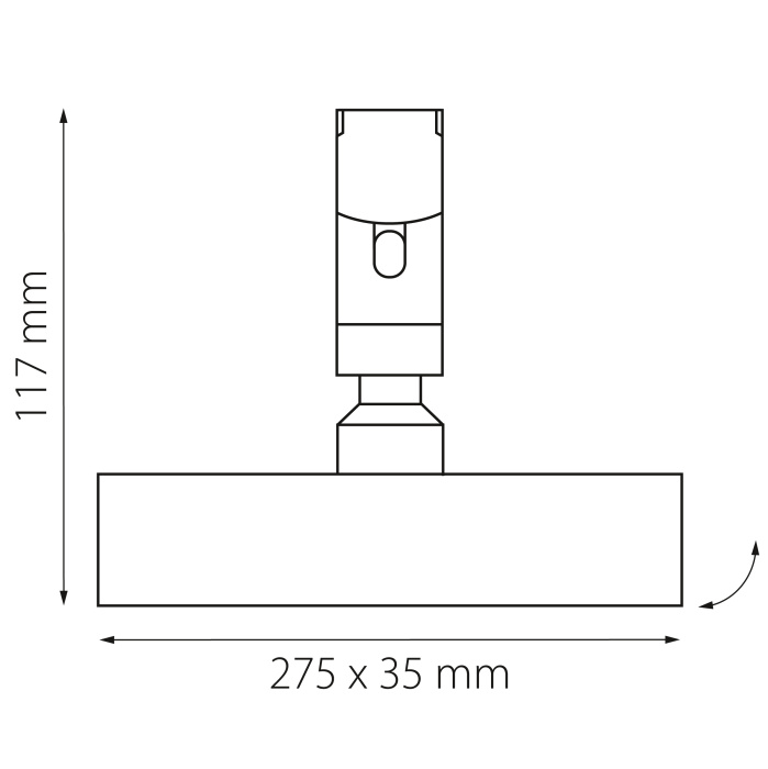 Светильник для трека Due Lightstar 267337