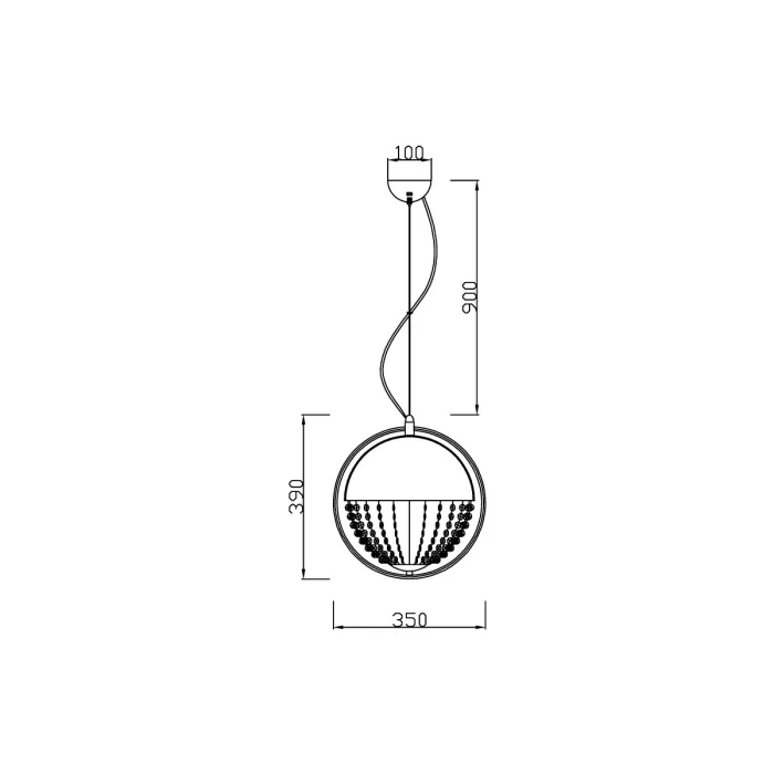 Подвесной светильник VL1774P01 Vele Luce