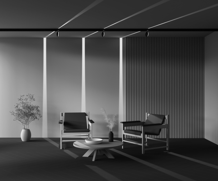 Трековый светильник Maytoni Outline TR090-2-6W4K-B