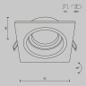 Встраиваемый светильник Maytoni Atom DL026-2-01B