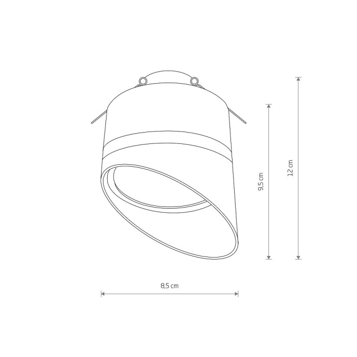 Встраиваемый светильник Nowodvorski Vis White 10486