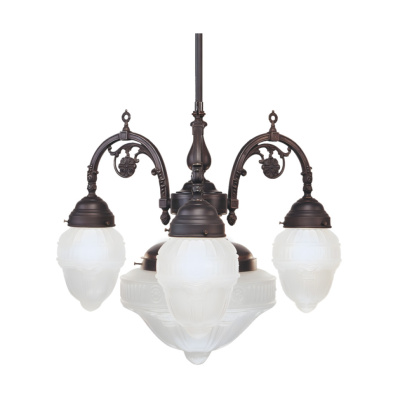 Люстра на штанге Berliner Messinglampen D14-113gs+122gsA