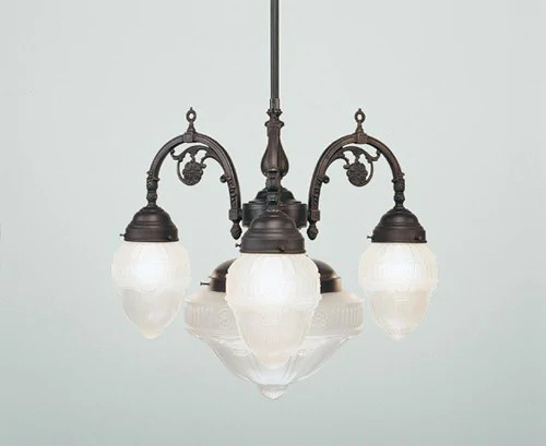 Люстра на штанге Berliner Messinglampen D14-113gs+122gsA