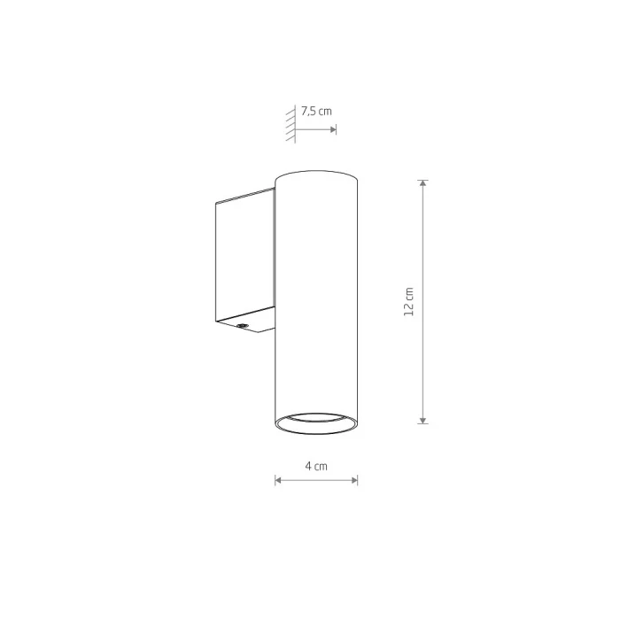 Настенный светильник Nowodvorski Fourty Wall S White 10746