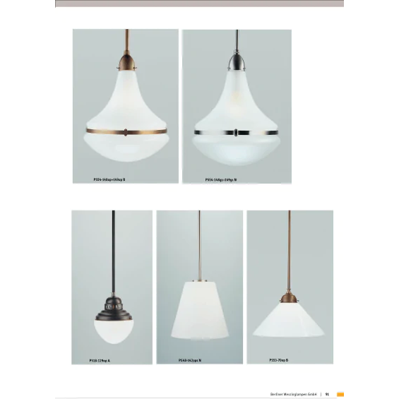 Подвесной светильник Berliner Messinglampen PS18-129opA