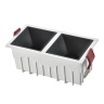 Светильник встраиваемый Белый LED 2*10W 60° IP20 L65xW126xH52 85-265V В комплекте ST757.448.20