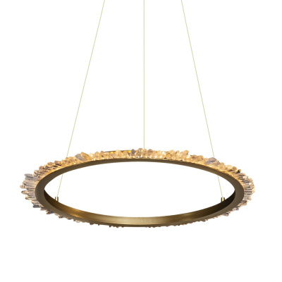 Подвесной светильник Delight Collection Quartz Halo MD20020154-1B satin gold