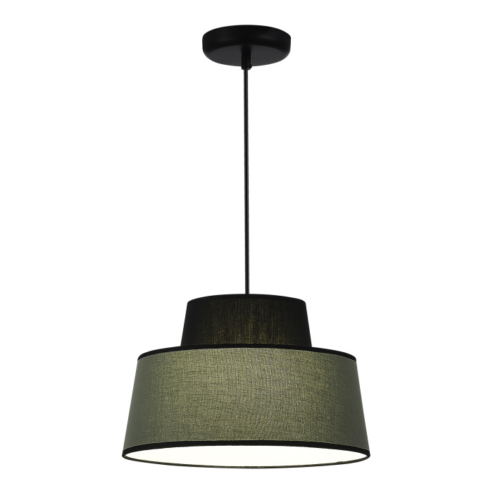 Светильник подвесной ST-Luce Черный/Хаки E27 1*40W SL1354.433.01