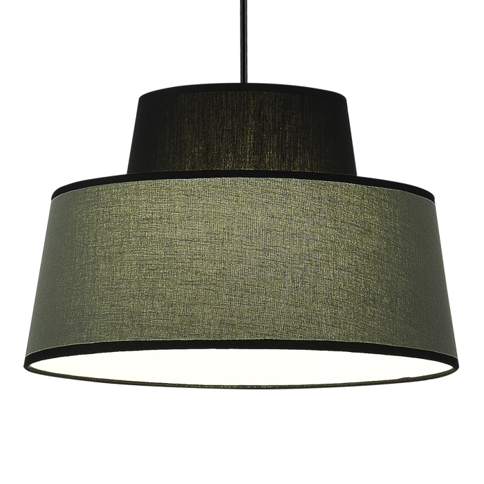 Светильник подвесной ST-Luce Черный/Хаки E27 1*40W SL1354.433.01