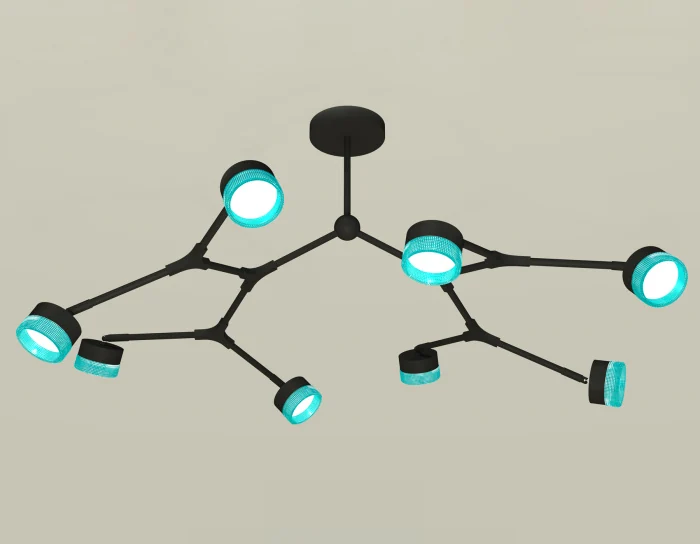 Комплект подвесного поворотного светильника с композитным хрусталем Ambrella light XB9060202