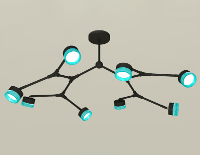Комплект подвесного поворотного светильника с композитным хрусталем Ambrella light XB9060202