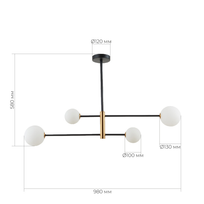 Светильник подвесной EVOLUCE SLE220103-04