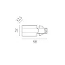 Питание боковое к треку 5040xx-(F)/(R) Lightstar Quattro 504116-FRPS