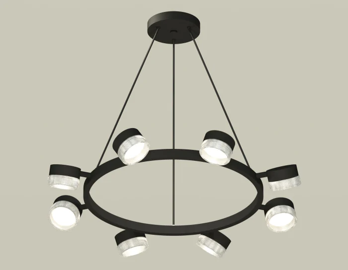 Комплект подвесного поворотного светильника с композитным хрусталем Ambrella light XB9198250