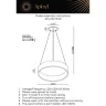 Подвесной светодиодный светильник Aployt Michell APL.052.13.60