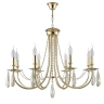Люстра Crystal Lux VICTORIA SP8 GOLD/AMBER
