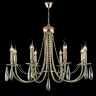 Люстра Crystal Lux VICTORIA SP8 GOLD/AMBER
