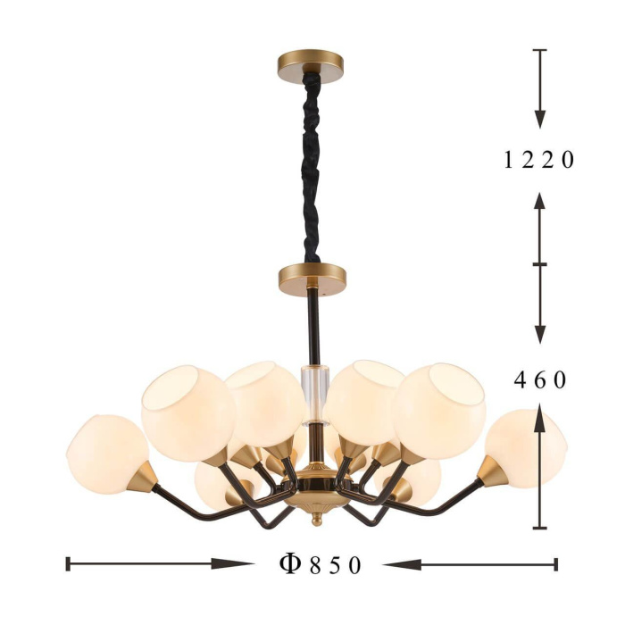 Подвесная люстра Favourite Germen 2550-12P