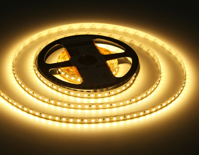 Светодиодная лента Ambrella Light GS3101 2835 120Led /10W m/ 24V IP20 3000K 5m Ambrella light GS3101