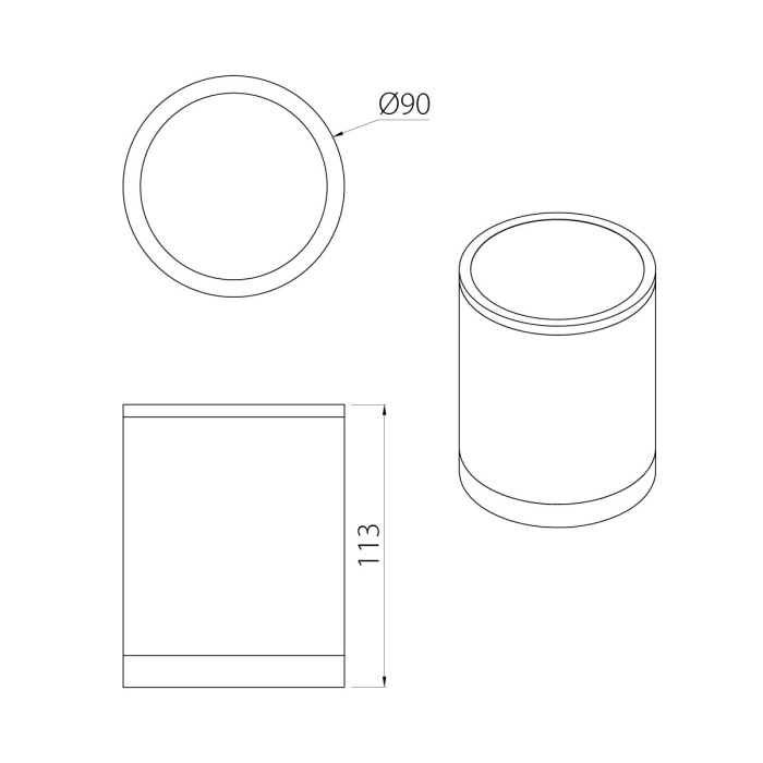 Потолочный фонарь Natural Concepts Dwell NC-033072-DG