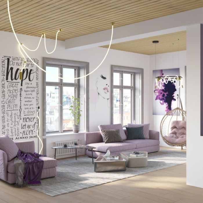 Подвесной светильник Odeon Light Corda 4397/55L