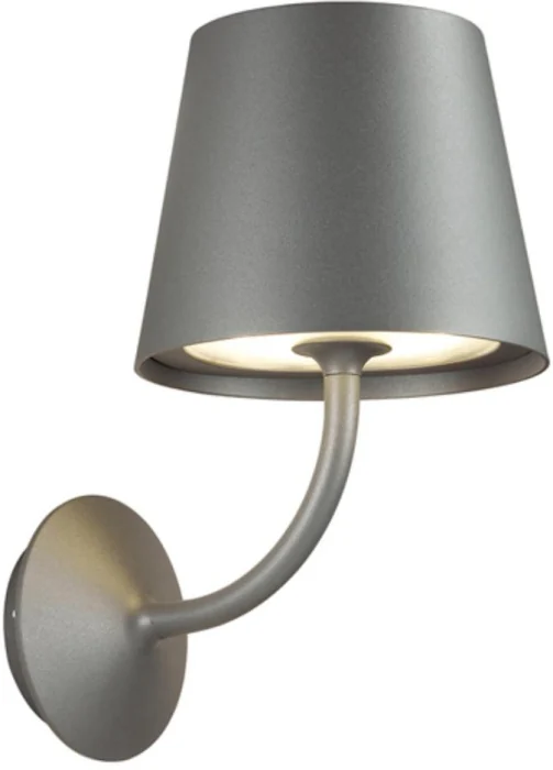 Уличный настенный светодиодный светильник Odeon Light Elin 4608/7WL
