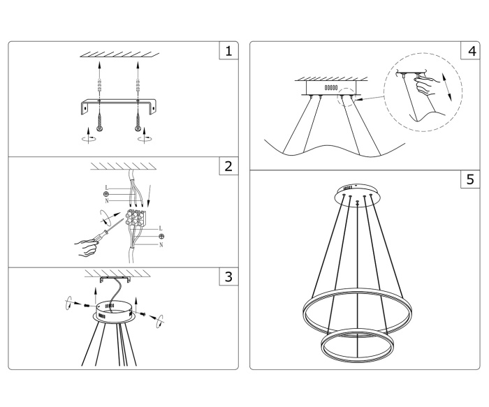 Люстра 08219,19A(4000K) Kink Light