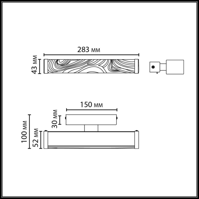 Настенный светильник ODEON LIGHT L-VISION 5450/10WLA