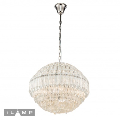 Подвесная люстра iLamp Manhattan 103D-10 Nickel