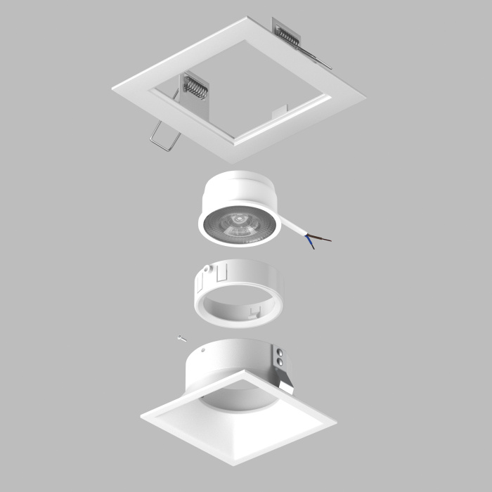 Комплект со светильником Lightstar Domino D51606WMOD