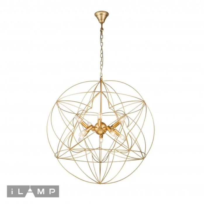 Подвесная люстра iLamp Triumph 6120-1200 GOLD