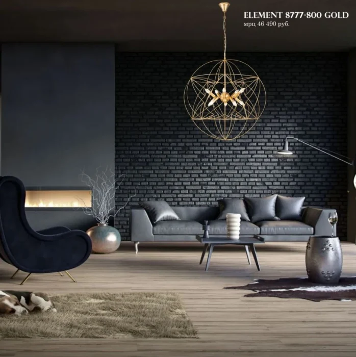 Подвесная люстра iLamp Triumph 6120-1200 GOLD